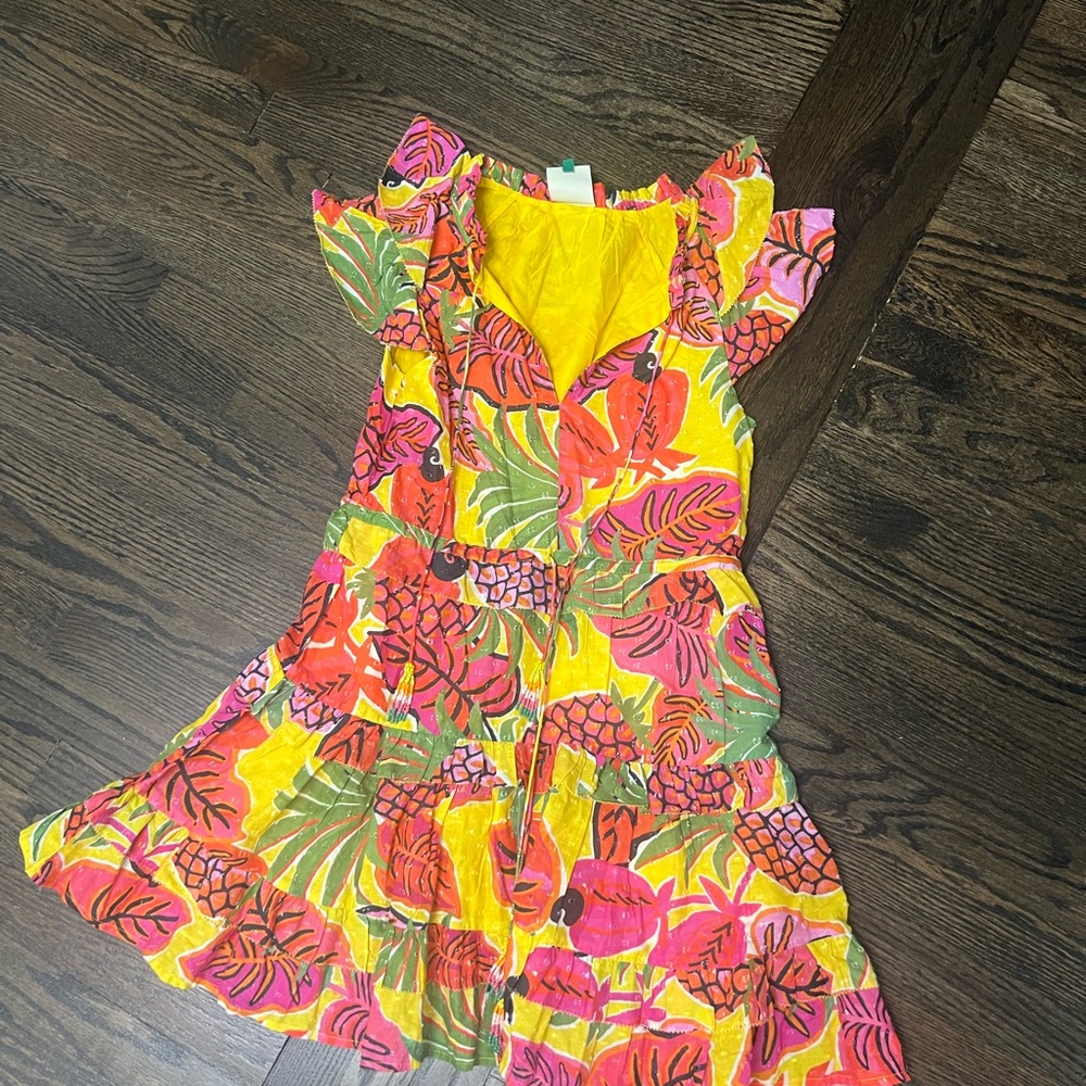 FARM Rio Colorful Tropical Mini Dress
